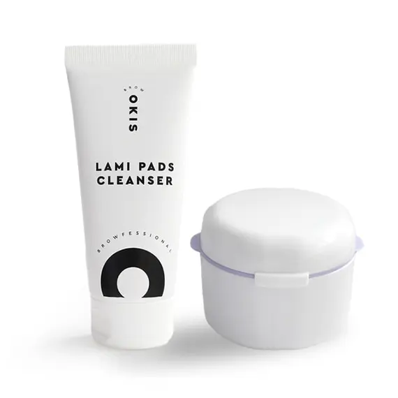 OKIS BROW / Концентрований гель-дезінфектор для очищення валиків та інструментів 100 мл + бокс для дезінфекції