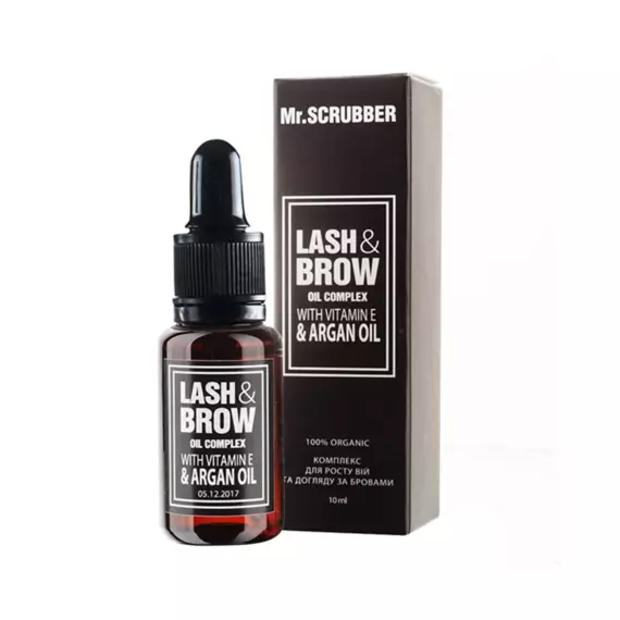 Mr.SCRUBBER / Олія для брів і вій Lash & Brow Oil Complex / 10 мл