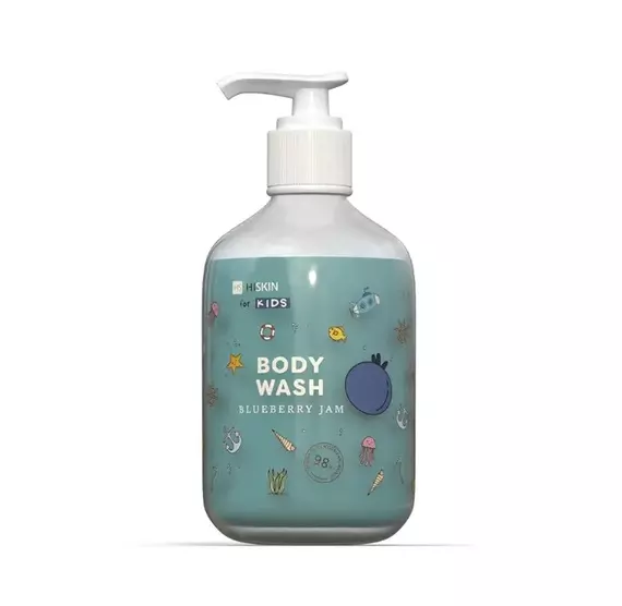HiSkin / Kids BODY / Дитячий гель для душу з ароматом чорничний джем