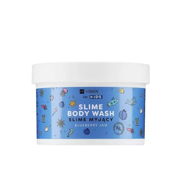 HiSkin / Kids Slime / Слайм для душу чорничне варення / 150мл