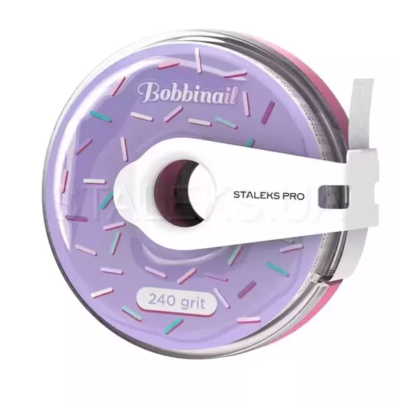 Staleks / Змінний файл-стрічка білий EXPERT в пластиковій котушці STALEKS PRO 240 грит