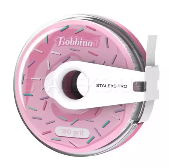 Staleks / Змінний файл-стрічка білий EXPERT в пластиковій котушці STALEKS PRO 180 грит