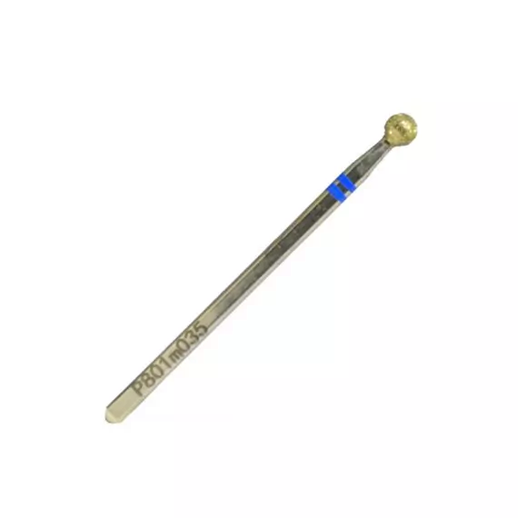 Kodi / Фреза алмазна шар, середній абразив / d 3,5 мм / довжина 3,5 мм / P801m035