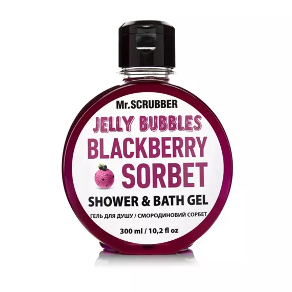Mr.SCRUBBER / Гель для душу Jelly Blackberry Sorbet / 300 мл