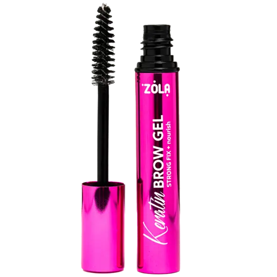 Zola / Гель для бровей Keratin brow gel strong fix+nourish / 5мл