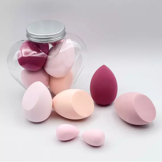 Набір б'юті блендер в баночці