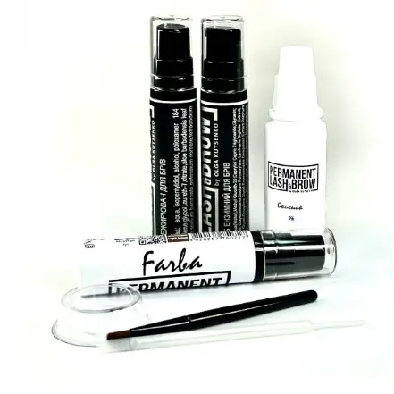 Permanent lash&brow / Набір для домашнього фарбування брів з фарбою