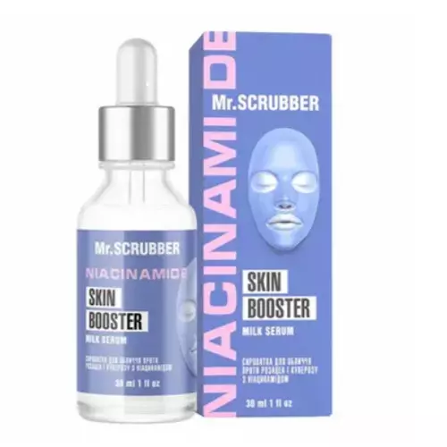 Mr.SCRUBBER / Сироватка для обличчя проти розацеа і куперозу з ніацинамідом Milk Serum