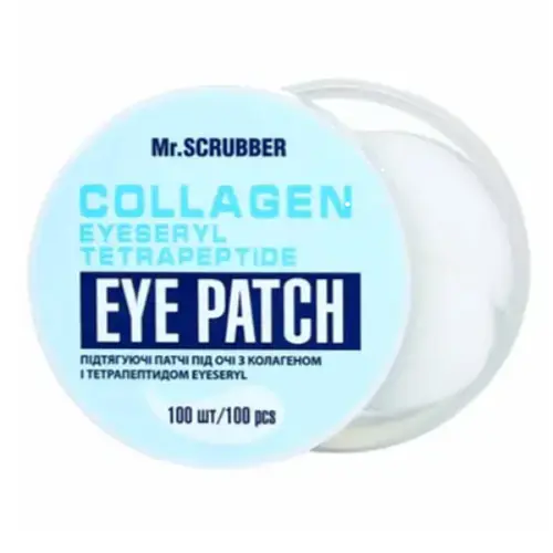 Mr.SCRUBBER / Патчі під очі з ліфтинг ефектом з колагеном і тетрапептидом Eyeseryl Collagen Eye Patch