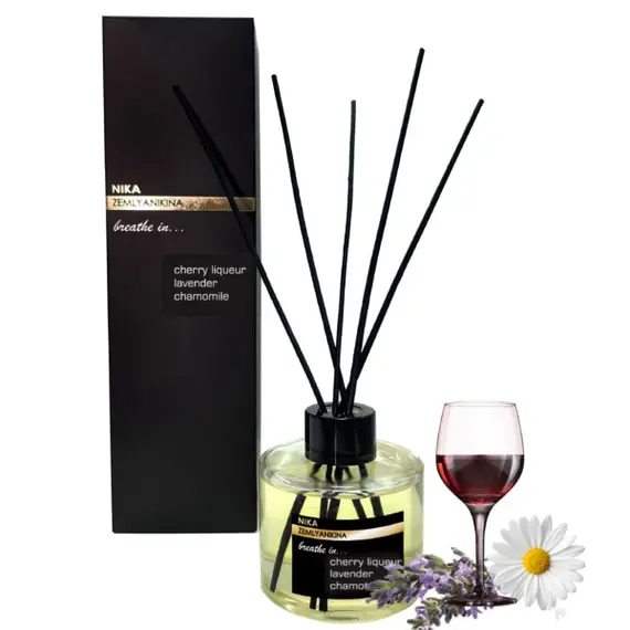 Nika Zemlyanikina / Аромадифузор / CHERRY LIQUEUR / LAVENDER / CHAMOMILE / 130мл