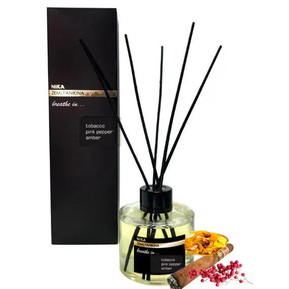 Nika Zemlyanikina / Аромадифузор / TOBACCO / PINK PEPPER / AMBER / 130мл