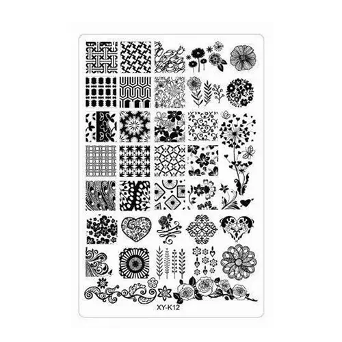 Пластикова пластина для стемпінгу XY- K 12