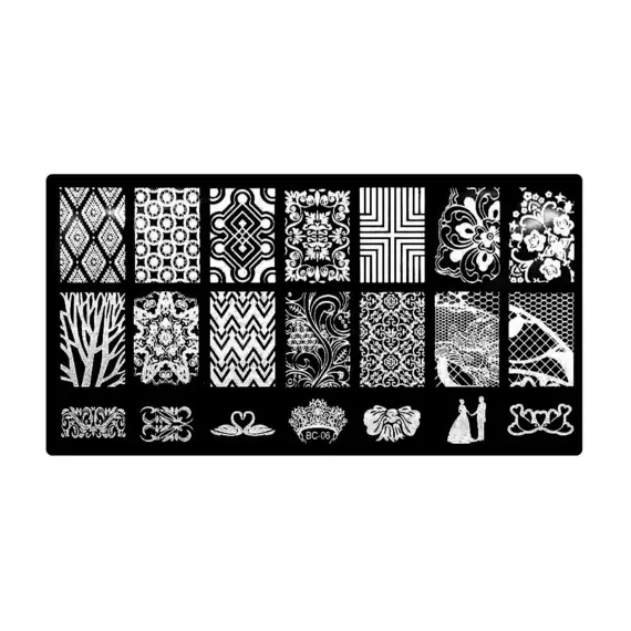 Пластикова пластина для стемпінгу BC06