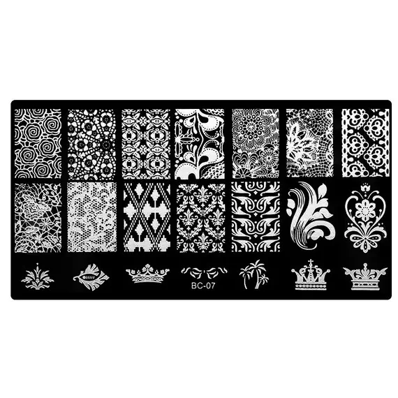 Пластикова пластина для стемпінгу BC07