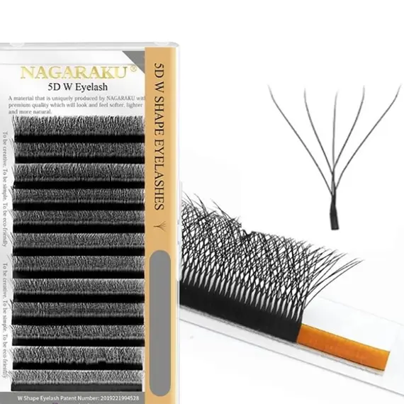 Вії Nagaraku / 5D W-форма / Mix