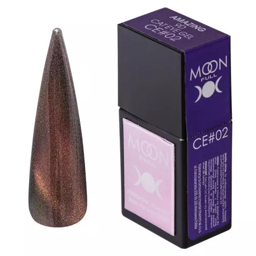 MOON FULL / Amazing гель-лак 9D Cat Eye gel CE02 / 12 мл