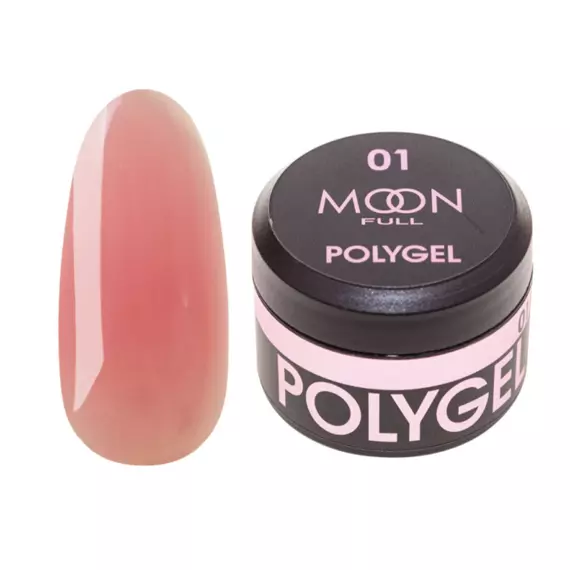 MOON FULL / Poly Gel №01 / рожевий / 15 мл