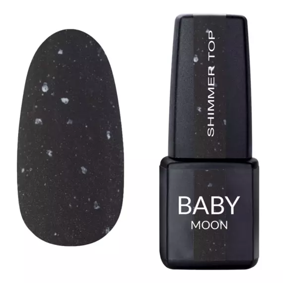 BABY MOON / Shimmer White Matte Top №024 / 6 мл