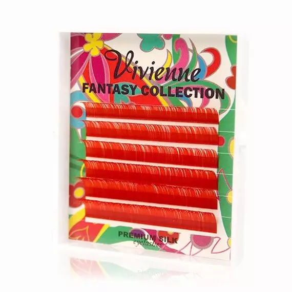 Вії Vivienne Fantasy / Міні мікс / Гранат / 6 ліній