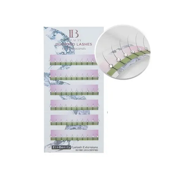 i-Beauty / Вії зі стразами Swarovski / Білі