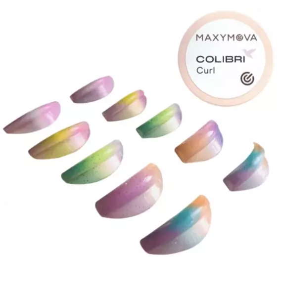 Maxymova / Набір бігуді для ламінування вій Сolibri CURL 5 пар (S, M, L, XL, LL)