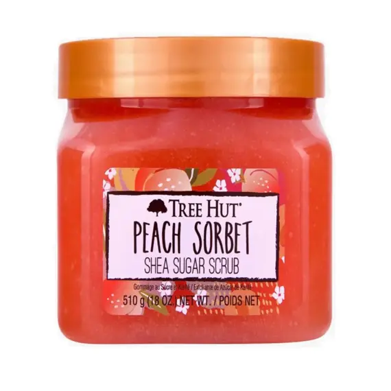 Tree Hut / Скраб для тіла / Peach Sorbet Sugar Scrub / 510 г