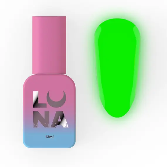 LUNA / Топ, що світиться в темряві / Top Shine Dark Green / 13 мл