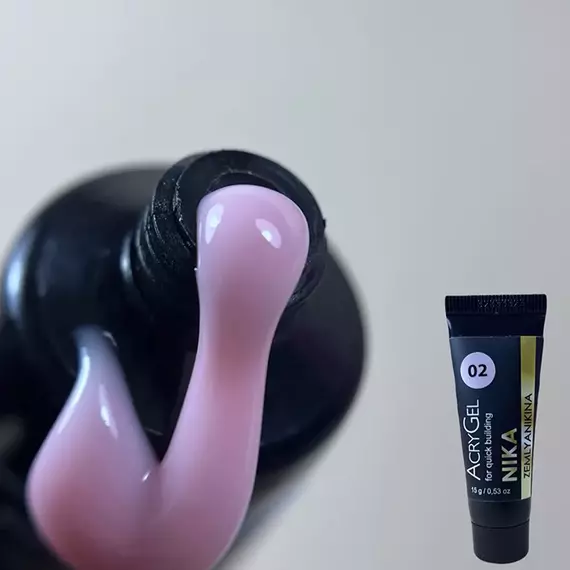 Nika Zemlyanikina / Акригель 02 / Натурально-рожевий