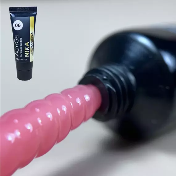 Nika Zemlyanikina / Акригель 06 / Яскраво-рожевий