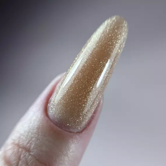 Nika Zemlyanikina / Акригель 09 / Золотий з блискітками