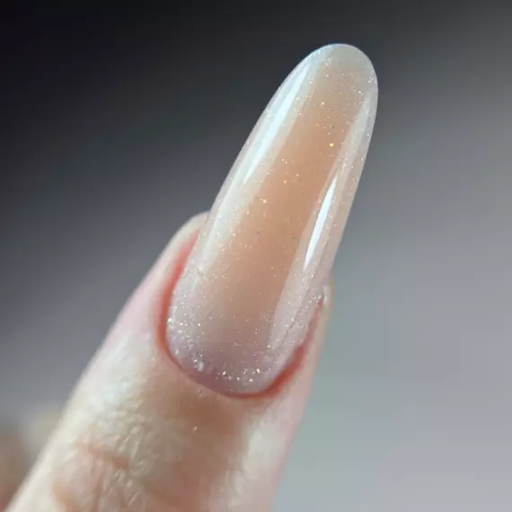 Nika Zemlyanikina / Акригель 12 / Молочно-персиковий з блискітками