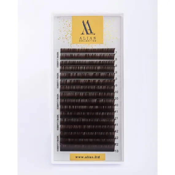 Вії ALIAS / Dark Chocolate / Мікс