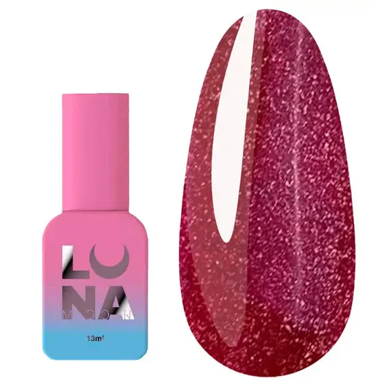 LUNA / База камуфлююча / Cat Eye Base №4 / бордовий / 13 мл