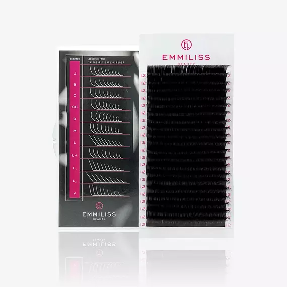 Вії EMMILISS Silk / Мiкс