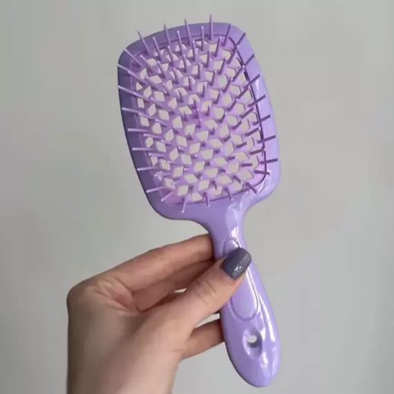 Hollow Comb / Гребінець для волосся Superbrush Plus / Бузковий