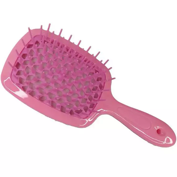 Hollow Comb / Гребінець для волосся Superbrush Plus / Світло-рожевий з рожевим