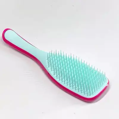 Hair comb / Гребінець для волосся / Малиновий з м'ятним