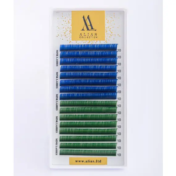 Вії ALIAS color / Blue-Green