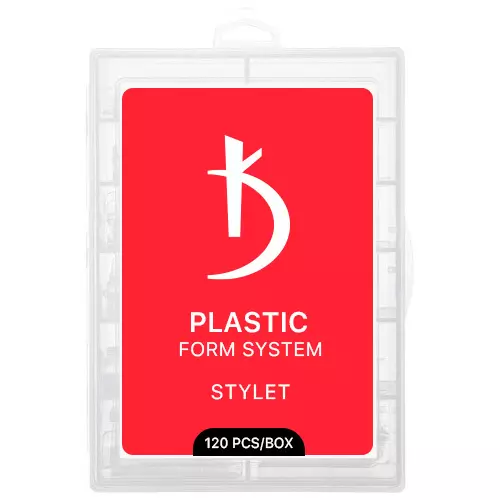 Kodi / Верхні пластикові форми для моделювання нігтів / Stylet / 120 шт/уп