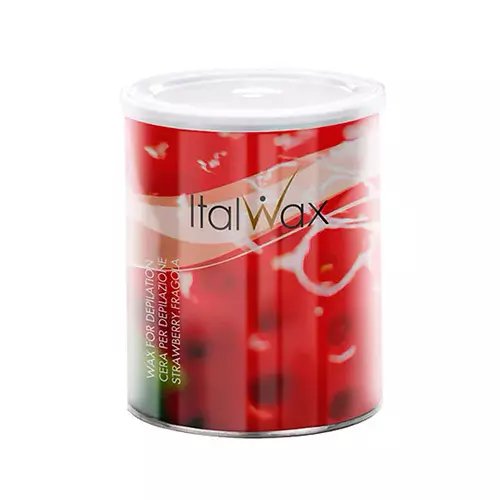 Ital Wax / Теплий віск для депіляції в банці / Полуниця