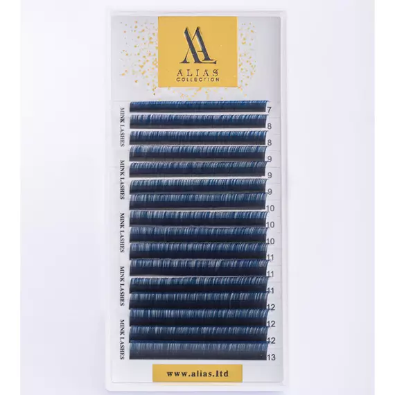 Вії ALIAS / Blue Ombre / Мікс