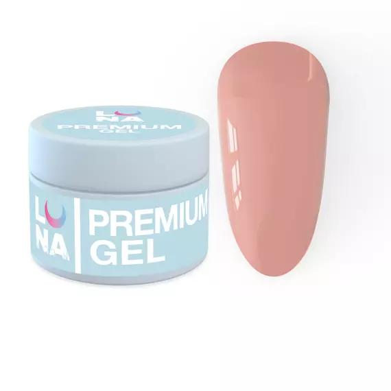 LUNA / Premium Gel №9 / Гель для нарощування / бежевий