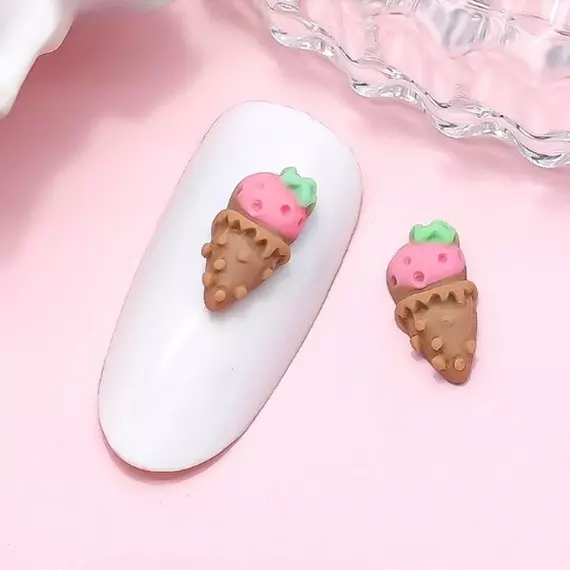 Шарми (фігурки) для нігтів / К-6 Морозиво 11х6 мм (1 шт)