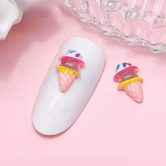 Шарми (фігурки) для нігтів / К-7 Морозиво 7х11 мм (1 шт)