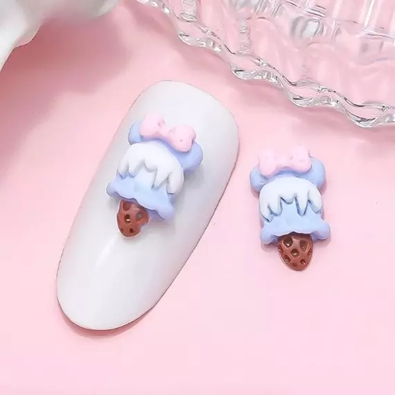 Шарми (фігурки) для нігтів / К-9 Морозиво 12х8 мм (1 шт)