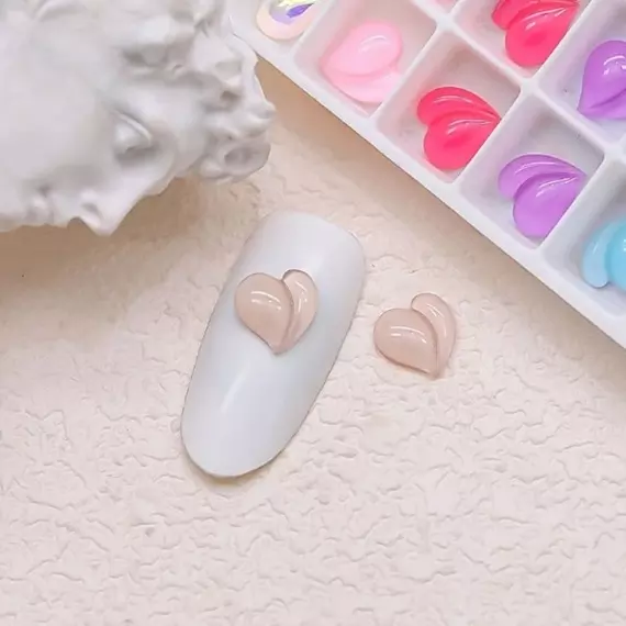 Шарми (фігурки) для нігтів / Сердечко 7.5 мм (1 шт)