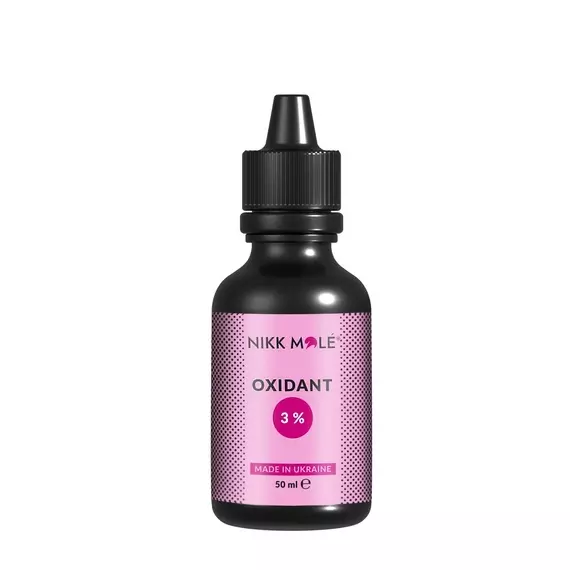 NIKK MOLE / Кремовий окислювач оксидант 3% / 50 мл