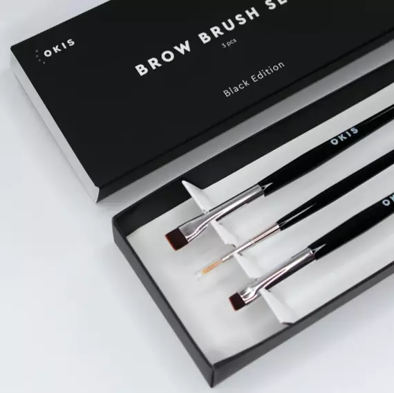 OKIS BROW / Набір пензлів / Brow Brush set  Limited edition (С1, H3, L2)