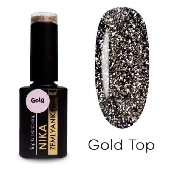 Nika Zemlyanikina / Топ без липкого шару ультрастійкий / Top Ultra Strong Gold