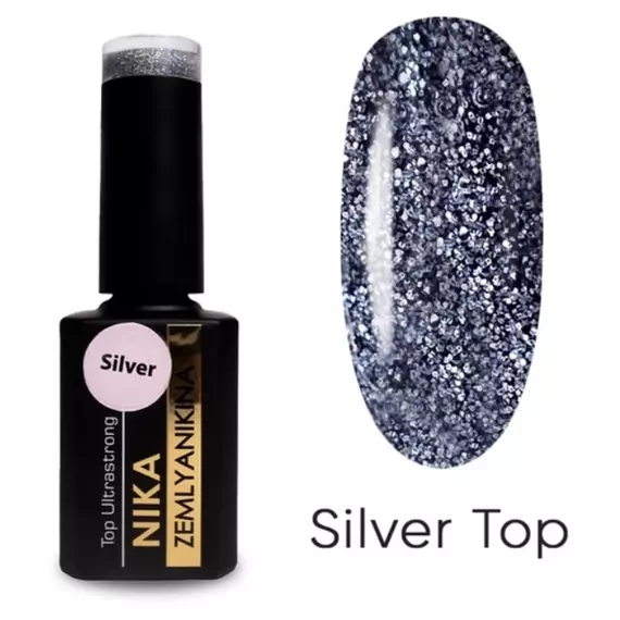 Nika Zemlyanikina / Топ без липкого шару ультрастійкий / Top Ultra Strong Silver
